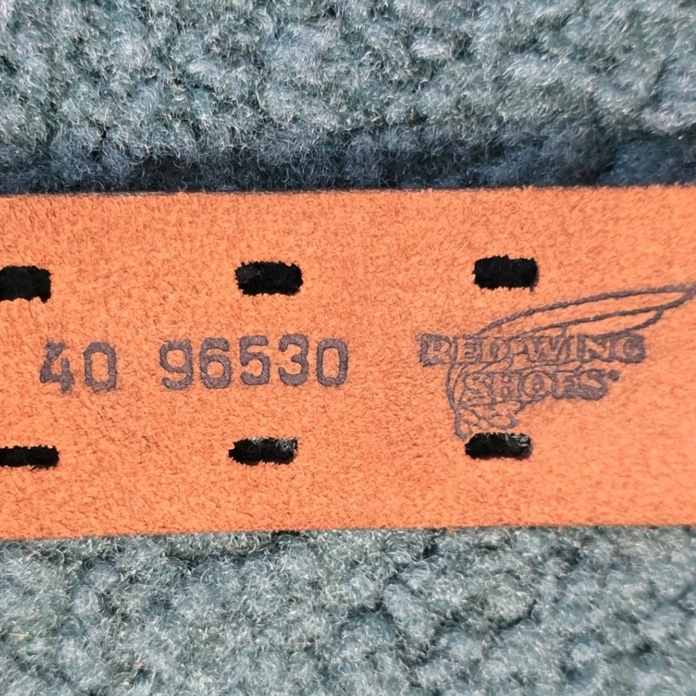 Red Wing Heritage 96530 Mens Brown Leather Double Prong Belt Made in USA Size 40 - Picture 4 of 6